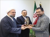حضور رئیس دانشگاه و مسئول نهاد نمایندگی مقام معظم رهبری در مدیریت روابط عمومی