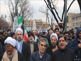 حضور پرشور دانشگاهیان دانشگاه شهید مدنی آذربایجان در راهپیمایی باشکوه ۲۲ بهمن 
