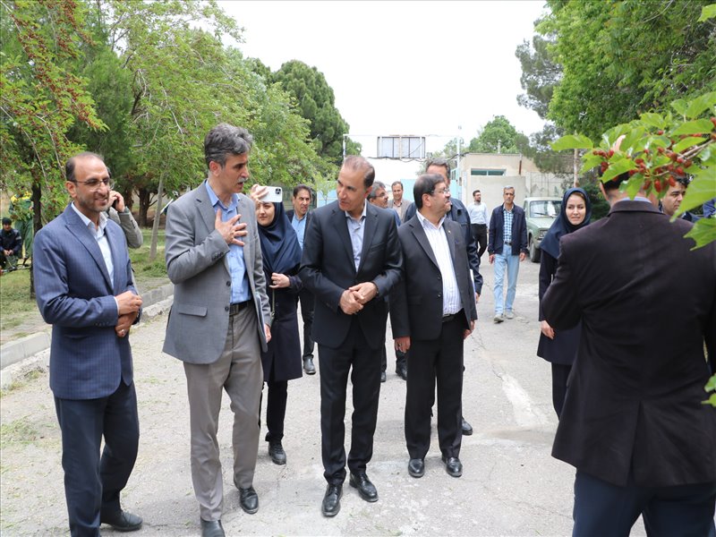 بازدید معاون امور آموزش عالی و عمرانی سازمان برنامه و بودجه کشور