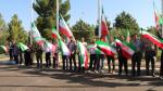 آیین اهتزاز پرچم مقدس جمهوری اسلامی ایران در دانشگاه شهید مدنی آذربایجان