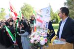 آیین اهتزاز پرچم مقدس جمهوری اسلامی ایران در دانشگاه شهید مدنی آذربایجان