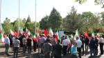 آیین اهتزاز پرچم مقدس جمهوری اسلامی ایران در دانشگاه شهید مدنی آذربایجان