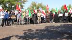 آیین اهتزاز پرچم مقدس جمهوری اسلامی ایران در دانشگاه شهید مدنی آذربایجان