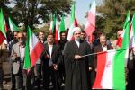 آیین اهتزاز پرچم مقدس جمهوری اسلامی ایران در دانشگاه شهید مدنی آذربایجان