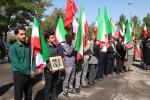 آیین اهتزاز پرچم مقدس جمهوری اسلامی ایران در دانشگاه شهید مدنی آذربایجان