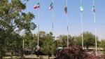 آیین اهتزاز پرچم مقدس جمهوری اسلامی ایران در دانشگاه شهید مدنی آذربایجان